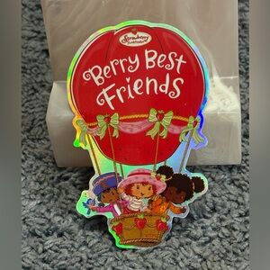 NWT Strawberry Shortcake “Berry best friends” hot air balloon big sticker